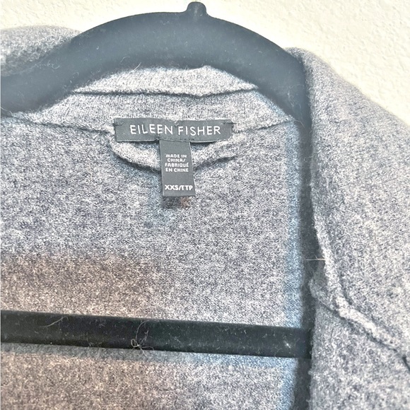Eileen Fisher Blazer Sweater Wool Top - Picture 2 of 5